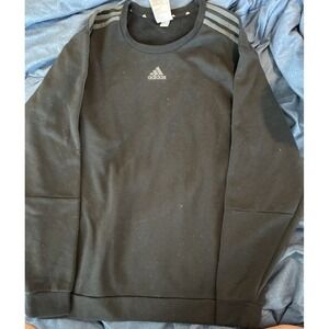 Adidas black Large Pullover Women's athletic 0192